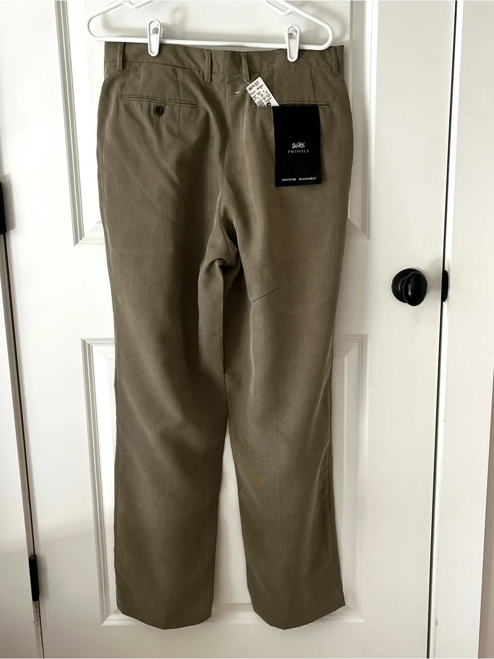 Claiborne Men’s Pleated Dress Pants Trousers 31 Waist Tan Khaki Olive